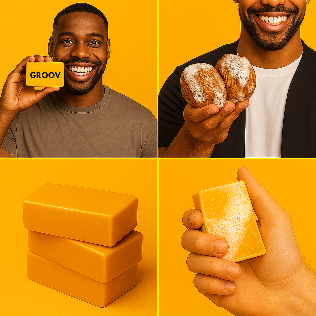 Groov™ Odor Defense Soap – Turmeric, Lemon & Coconut Formula